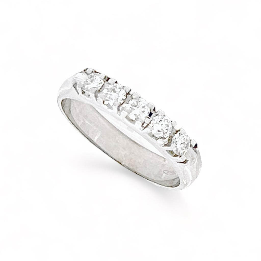 Anello veretta in oro e diamanti DESIDERIO art. AN793