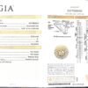 Anello solitario con diamanti certificato GIA  AMERICA Art.SOLAN07