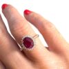 Anello rubino e diamanti BON TON art. AN1693