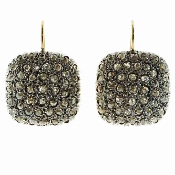 Orecchini Toppa Oro e Diamanti Art. 513241