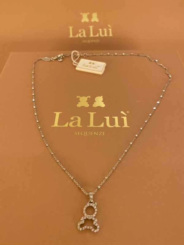 96e09ca8 4392 4a24 bd08 93bede89abc4 gioielleria palermo LA LUI' collana bimbo argento 925% pendente traforato pave' zirconi