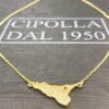 Girocollo sicilia argento 925 dorato gioielleria palermo cipolla 1 gioielleria palermo Pendente sicilia argento 925% con pietre art. SICILIA1