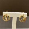 IMG 2328 scaled gioielleria palermo orecchini serpente argento 925% yellow gold