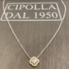 IMG E1859 scaled gioielleria palermo 925% two-tone silver crewneck