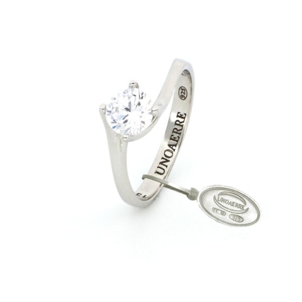 Unoaerre Anello in argento bianco gioielleria palermo Unoaerre Anello in argento bianco 721YAF2090600