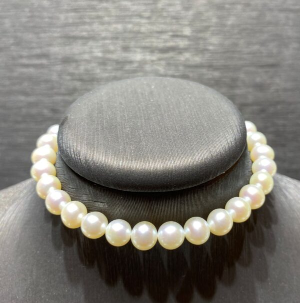 bracciale perle freshwater  chiusura oro bianco 750% ART. BRP6-6,5