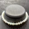 bracciale perle freshwater 5-5,5 mm sfere oro bianco 750% chiusura oro bianco 750%
