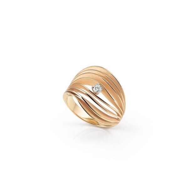 GAN3247J 800x gioielleria palermo Annamaria Cammilli anello velaa star oro arancio apricot GAN3247J