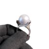 PEARL GOLD RING AUSTRALIA AND DIAMONDS ART. CODE A89