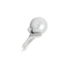 PEARL GOLD RING AUSTRALIA AND DIAMONDS ART. CODE A89
