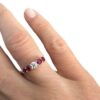 Ring verettta rubies and diamonds white gold 750% ART. AN2004