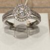 Round ring gold and diamonds Art.181223