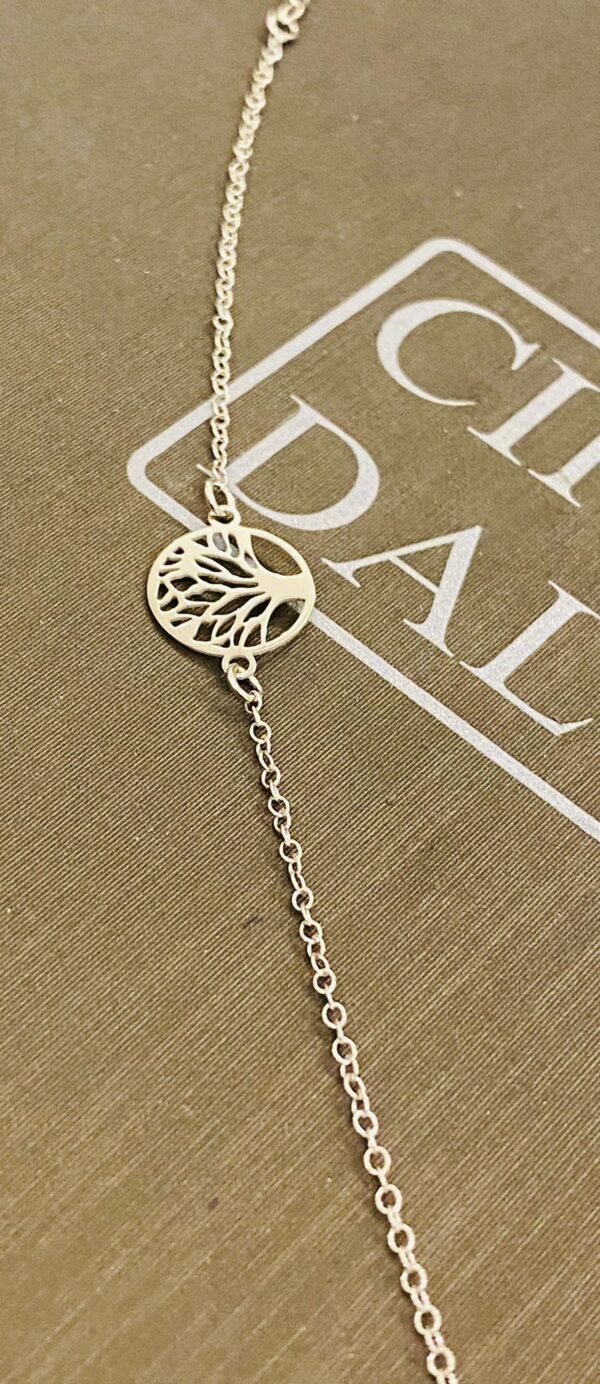 bracciale albero della vita argento 925% white gold