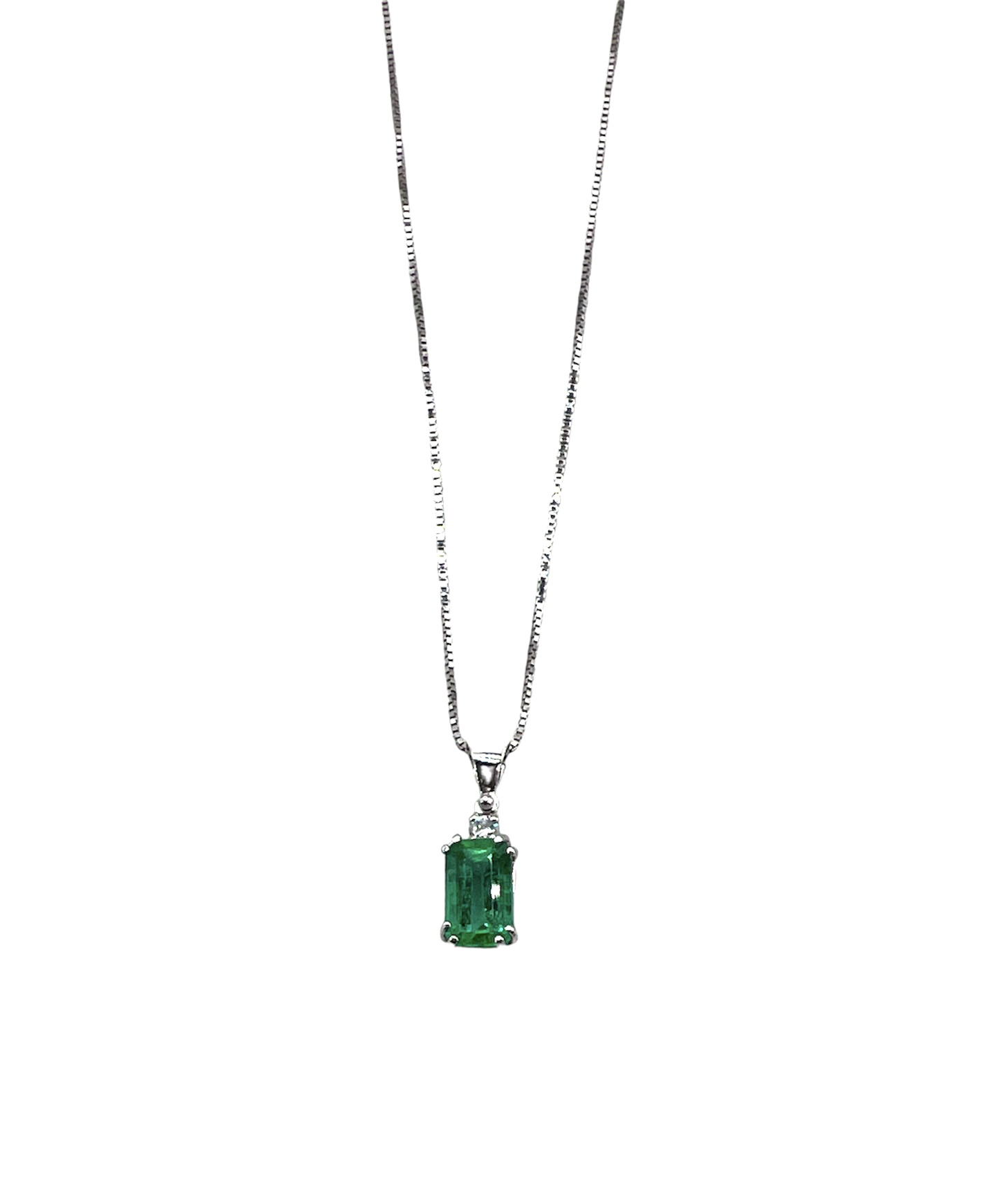 Girocollo oro smeraldo e diamanti GEMME Art. CD566