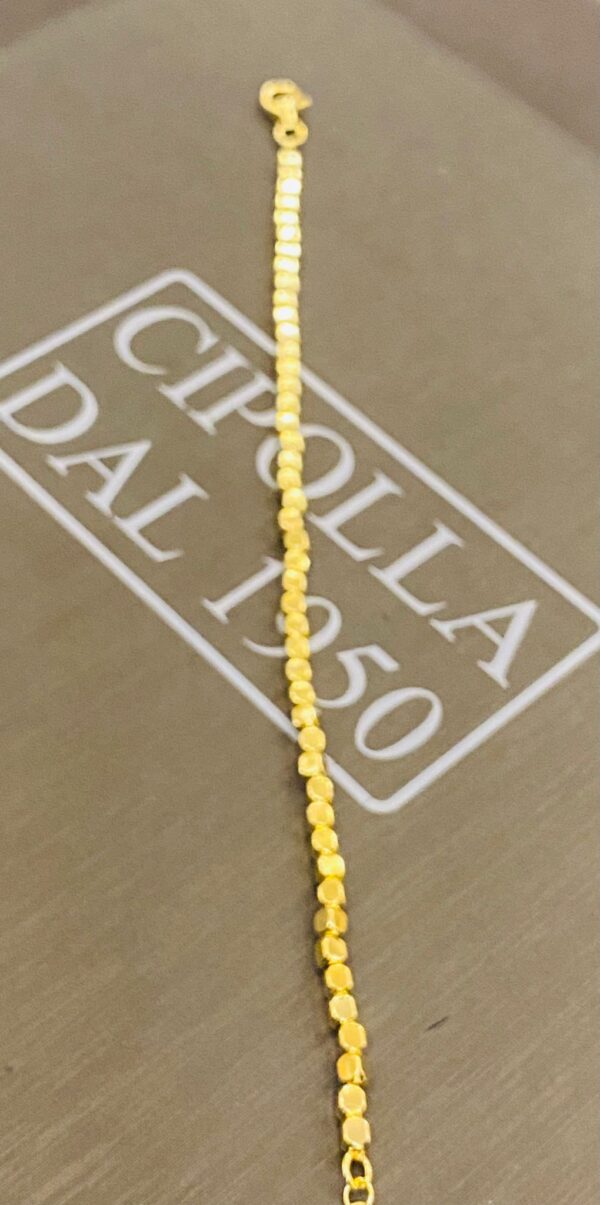 145cf5bd 771b 460f b47d e1865cc96894 gioielleria palermo bracciale minimal argento 925% dorato art. 00576260