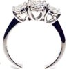 Trilogy ring with diamond pavé art.6645824