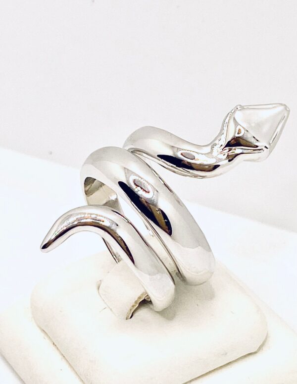 anello serpente 1 gioielleria palermo Anello serpente in Bronzo BRASP2