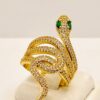anello serpente in gioielleria palermo Anello serpente con cristalli