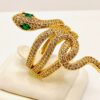 anello serpente in bronzo gioielleria palermo Anello serpente con cristalli