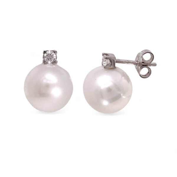 Earrings of pearls and diamonds art. ORP226