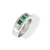 Veretta ring of emeralds and diamonds Belle Epoque art.AN2142-1