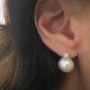 Orecchini di perle e diamanti art. ORP248-4