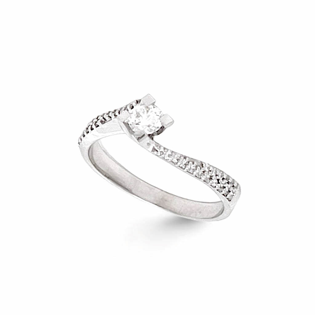 Solitary diamond ring to contract HUGS ART.AN1572