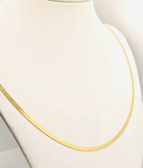 Girocollo fettuccia in oro giallo  Art. FE001