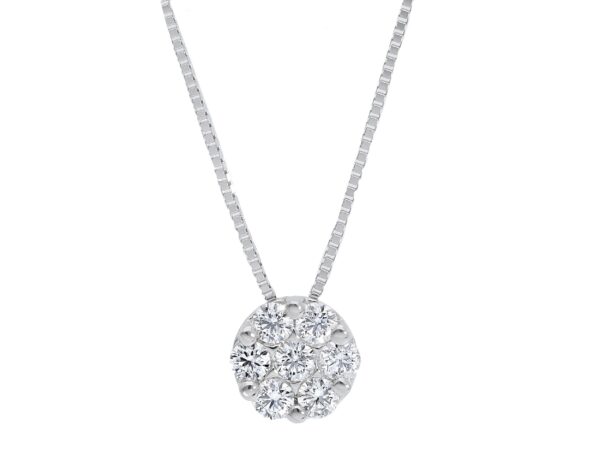 Girocollo punto luce oro e diamanti GOCCE DI LUCE Art. CD562-1