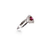 Anello rubino e diamanti  CUORE art.AN2255