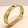 750% yellow gold thread soft bracelet item code BF01