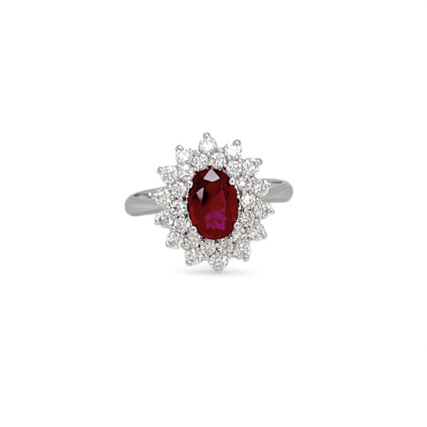 Anello rubino e diamanti BON TON art. AN2682