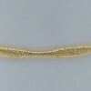 750% yellow gold thread soft bracelet Art.BF08