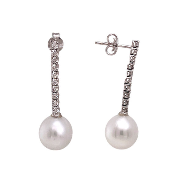 Orecchini di perle AUSTRALIA e diamanti art. ORP220