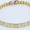 Bracciale uomo oro giallo,bianco 750% GR. 17,20 ART. BRUC02