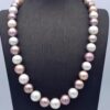 Necklace Round necklace white gold susta pearl thread 750% Art. GRPMULT