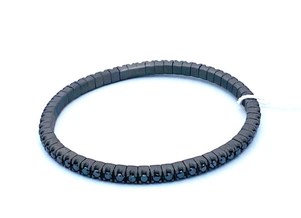 Bracciale tennis uomo in titanio art.BBR5PT_M