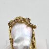 925% silver baroque pearl ring art. ANPERARG2