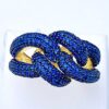 IMG 2176 1 gioielleria palermo Anello grumette argento 925% cristalli Art.623230B