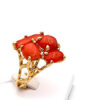 Ring with 925% silver coral Art. ANCORARG4