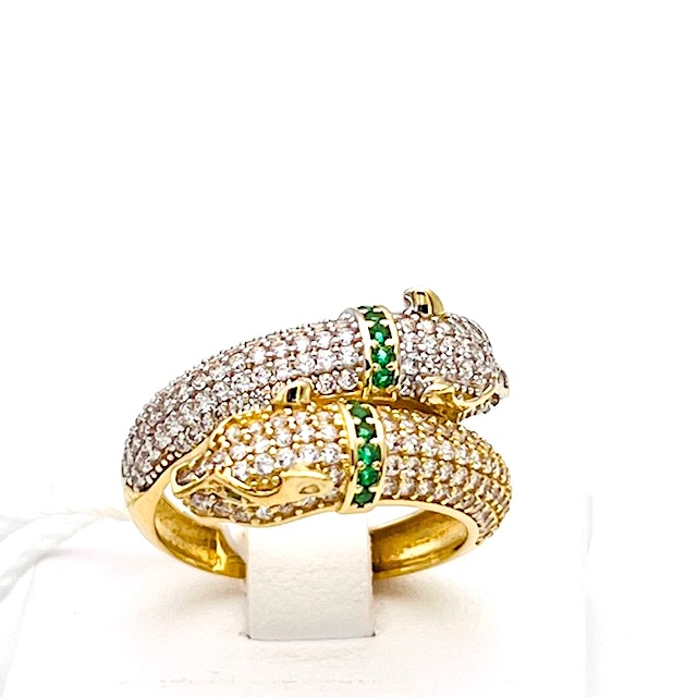 Anello Pantera Oro 750% Art.LEO005