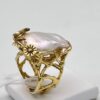 925% silver baroque pearl ring art. ANPERARG2