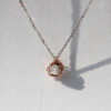 Light Point Solitaire Screwdriver 6 Wire Yellow Gold 9kt with Colorless Diamond 0.23ct Art. CA100BG-45