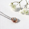 Light Point Solitaire Screwdriver 6 Wire Yellow Gold 9kt with Colorless Diamond 0.23ct Art. CA100BG-45