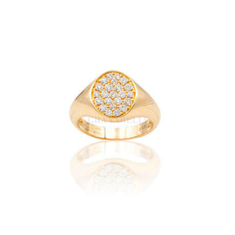 Anello CHEVALIER oro giallo diamanti art. AN2886-1