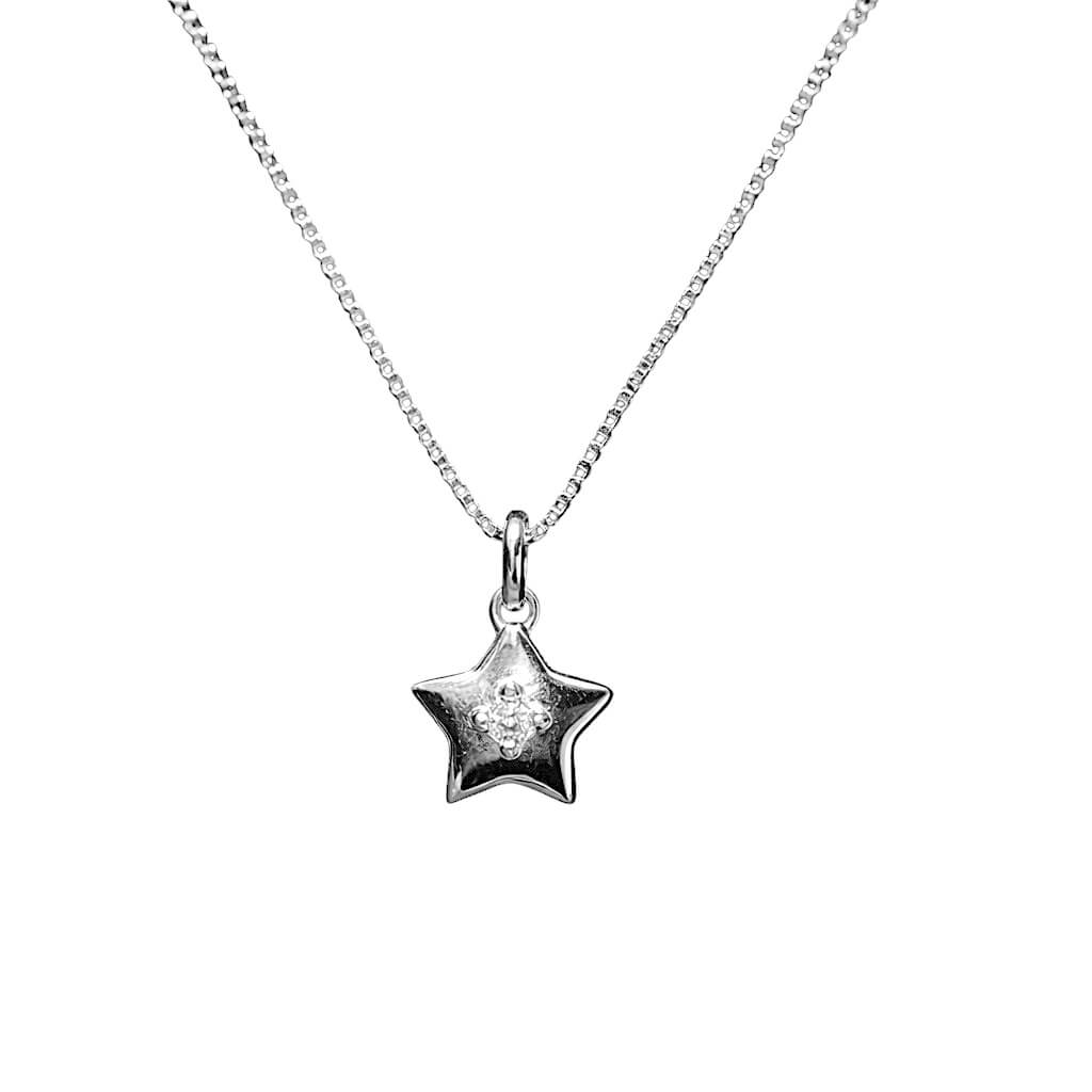 Gold and Diamond Star Pendant Art. AGD018