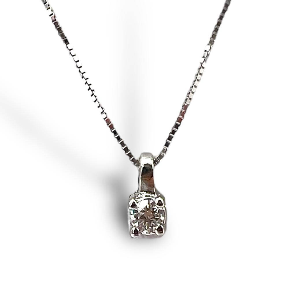 Girocollo punto luce diamanti e oro SOGNO Art. CD734