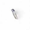 Sapphire and diamond GEMSTONE veretta ring art. AN2221-2