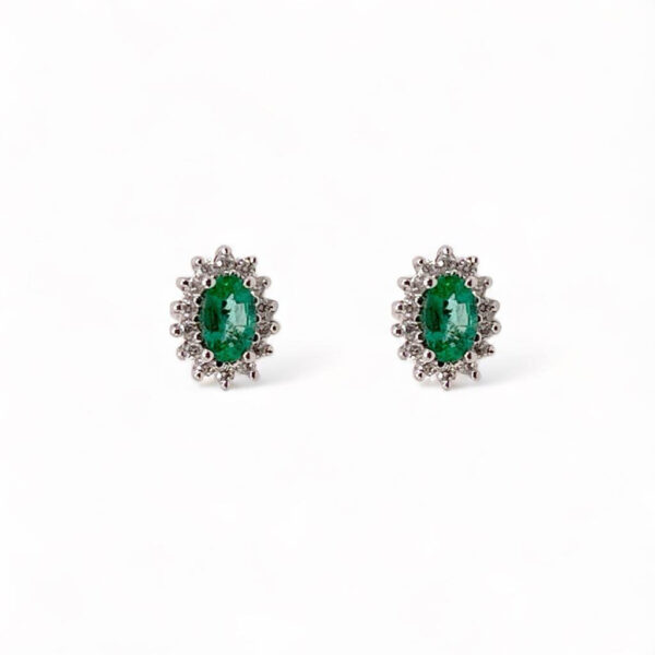 Orecchini smeraldi e diamanti BON TON Art.OR1193