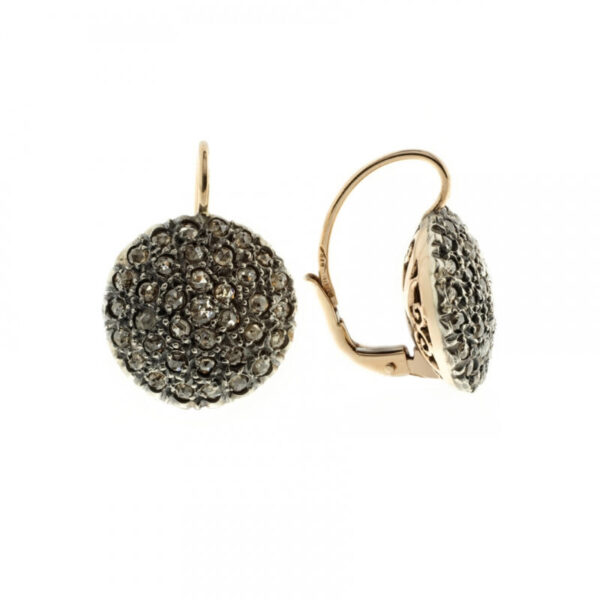 Orecchini Toppa Oro e Diamanti art. 512336